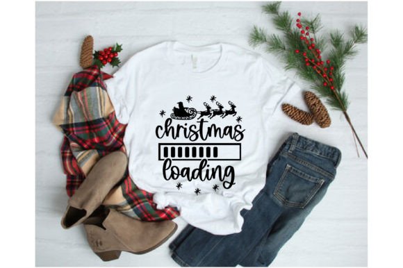 Christmas Loading: Graphics and T-Shirt Designs