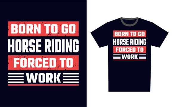 Horse Riding Graphics for T-Shirt Designs
