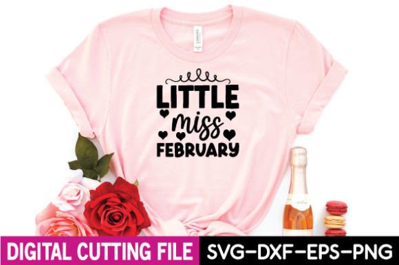 Little Miss February, Valentine's SVG