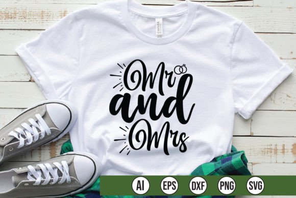 Mr and Mrs Graphics for T-Shirt Designs