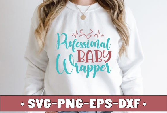 Professional Baby Wrapper Graphics for T-Shirt Designs