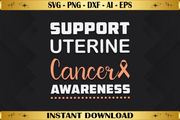 Support Uterine Cancer Awareness Graphics