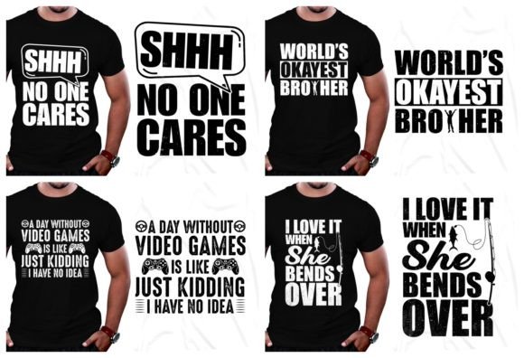 T-Shirt Design Bundle SVG