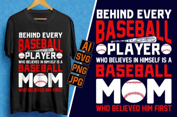 Trendy Baseball T-Shirt Design 02